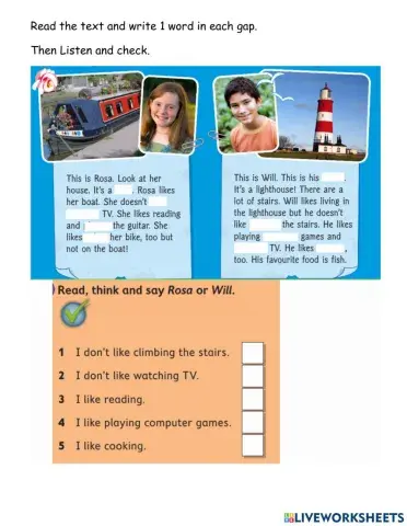 ODI 3 1.6 Do you like my house?