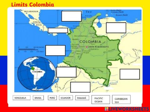 Colombia map