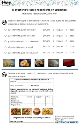 El cuestionario como herramienta para recopilar información