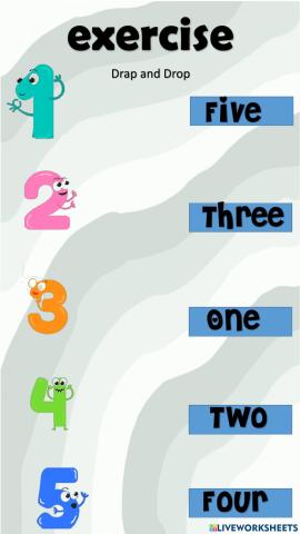 Los  numeros en ingles