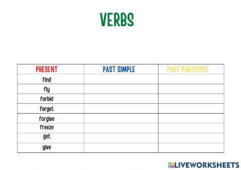 Verbs