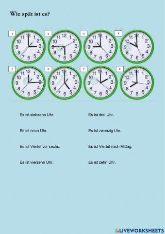 Wie spät ist es?