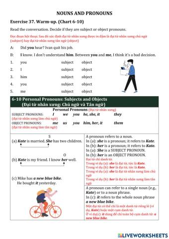Nouns and pronouns 2