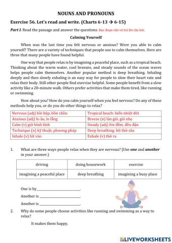 Nouns and pronouns 5