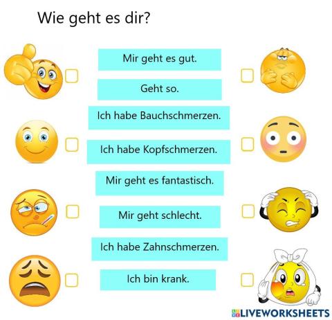 Wie geht es dir?