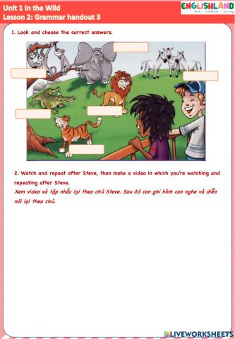 U1 L2 Grammar handout 3