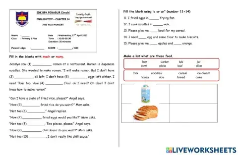 Chapter 14 Are You Hungry