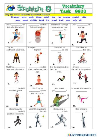 Spotlight 8 Task 8823