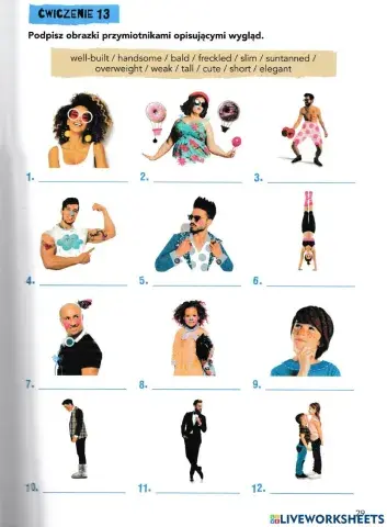 Appearance- vocabulary