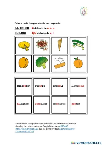ca,que,qui, co,cu