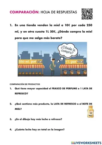 Comparación capacidad