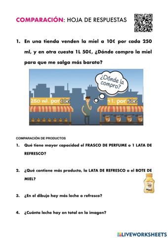 Comparación capacidad