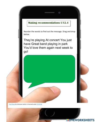 Unscramble the message