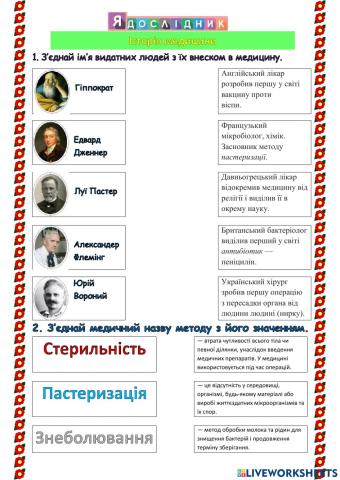 Ітсторія медицини