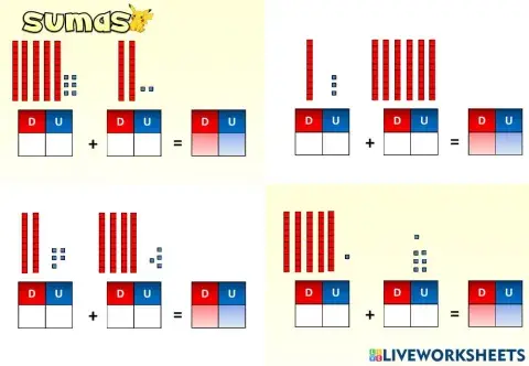 Sumas en horizontal 2