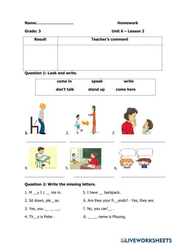 Unit 6 - Lesson 2 - Grade 3