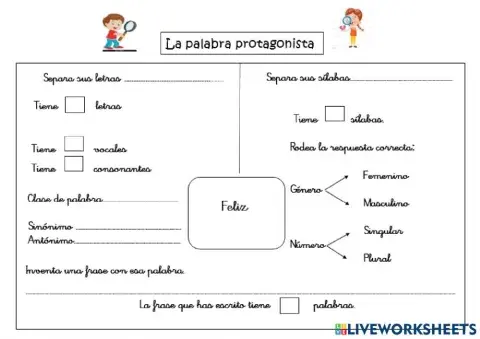 La palabra protagonista