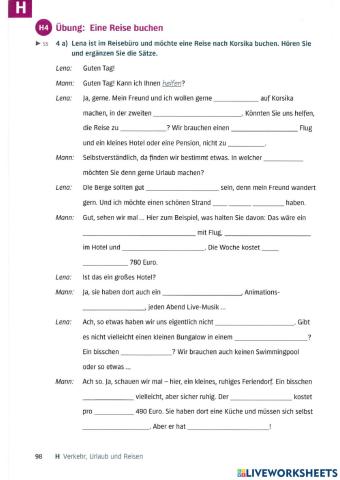 A2 Lek12 Hören und Sprechen A2 H4a