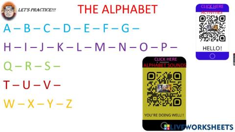 The Alphabet-Alphabet sound (listening activities)