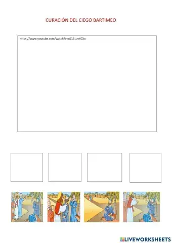 Curación del ciego Bartimeo