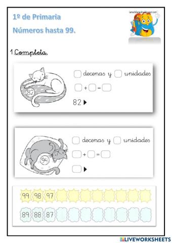Números hasta 99
