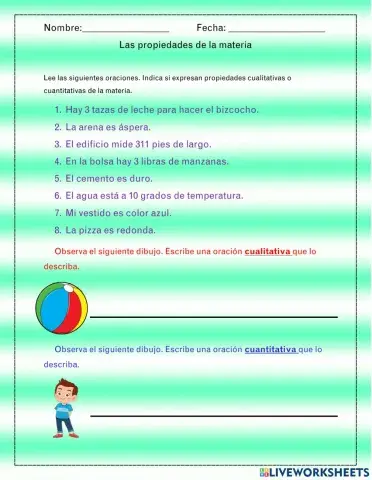 Propiedades de la materia