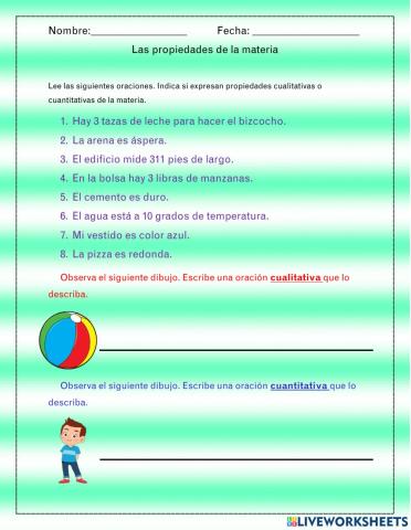 Propiedades de la materia