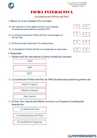 Constitución Política del Perú