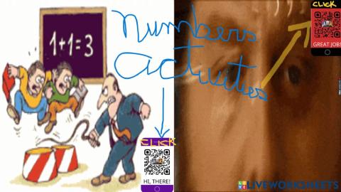 Numbers activities