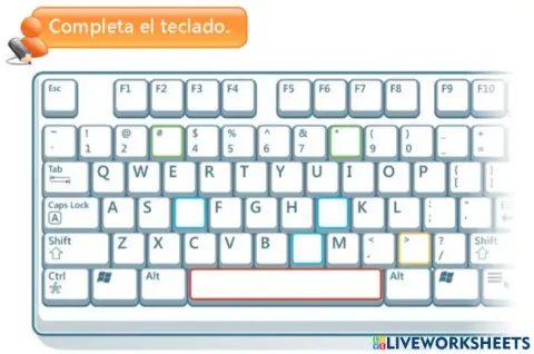 Completar el teclado