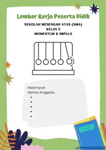 LKPD  momentum & Impuls