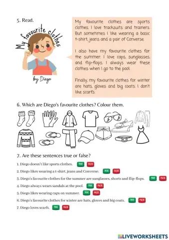 My favourite clothes