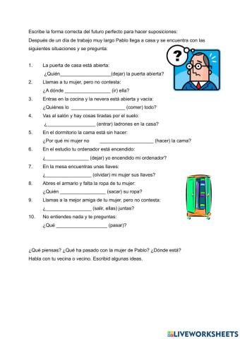 Trabajamos el futuro perfecto