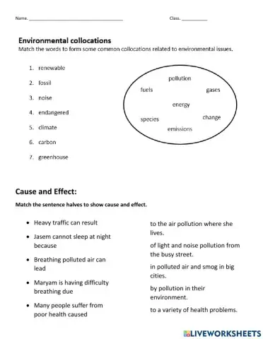 12G U8 Review activities 1&2