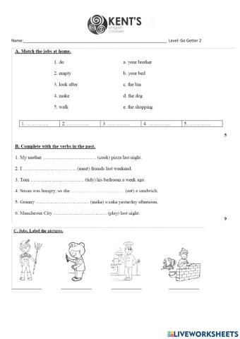 Exam unit 6 Go Getter 2