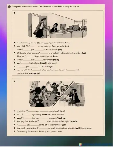 Beginner Irregular verbs