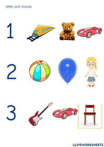 Family and friends starters unit 3 Toys