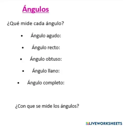 Ángulos