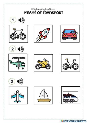 Means of transport listening