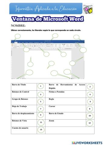 Ventana de microsoft word