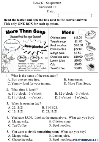 1c Extracting details from a poster