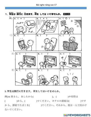 Bài nghe nâng cao 17