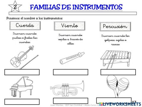 Instrumentos variados