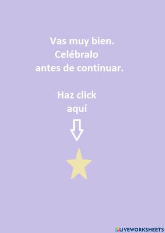 Pausa para celebrar el buen trabajo