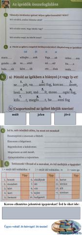 Igeidők összefoglalás - nyelvtan