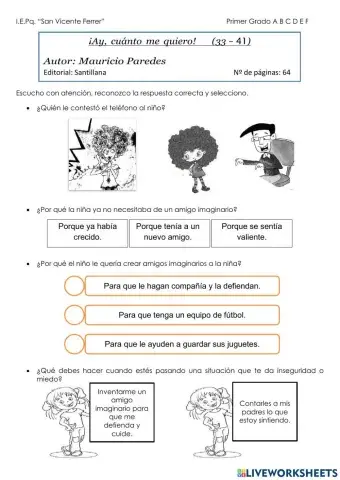 Plan Lector -Ay cuánto me quiero- 3