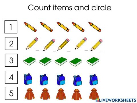 Count and circle