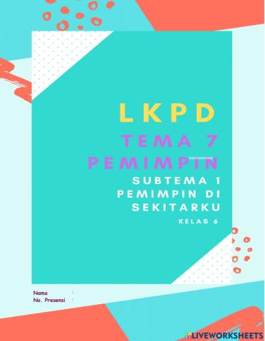 LKPD 1 B. Indonesia Tema Subtema 1 Kelas 6