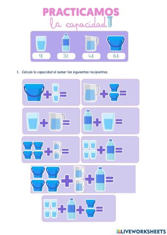 Equivalencias capacidad 6