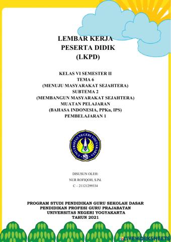 Lkpd kelas 6